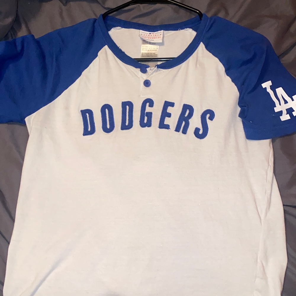 Dodgers baseball tee